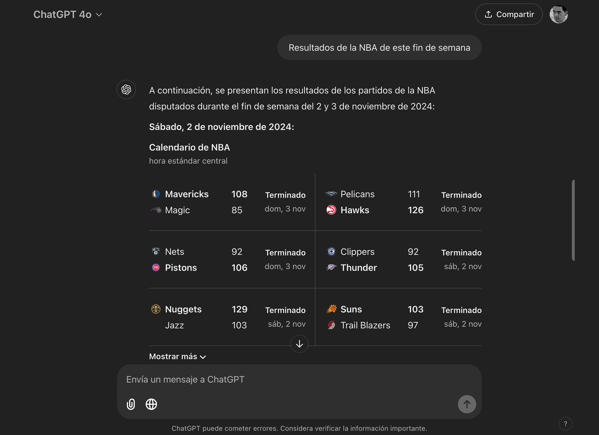 ChatGPT se actualiza: ahora con búsquedas en tiempo real